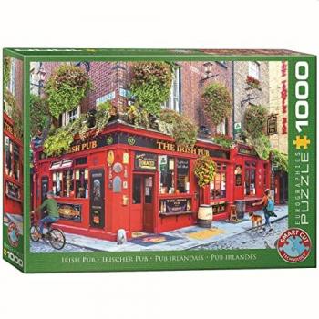 EUROGRAPHICS Puzzle Irischer Pub, 1000 Puzzleteile, Made in Europa