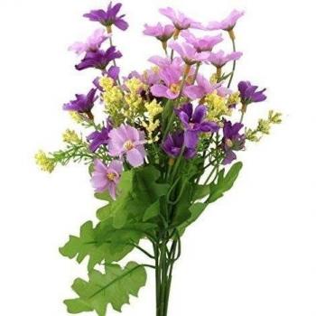 Crisantemo Floral Artificial Púrpura