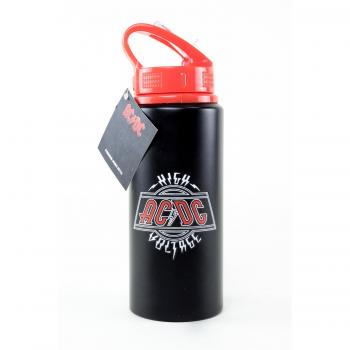 GB Eye Ltd Multi-Color AC/DC Logo Aluminum Bottle, 7.2 x 7.2 x 21.7 cm