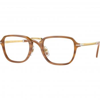 Persol PO3331V 960 Unisex Eyeglasses Brown Size 50