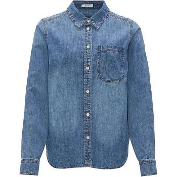 Fasera Ocean Jeansbluse für Frauen Größe 42 blau