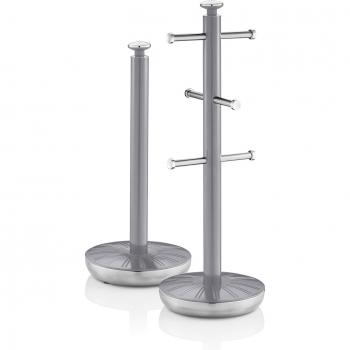 Retro Towel Pole and Mug Set