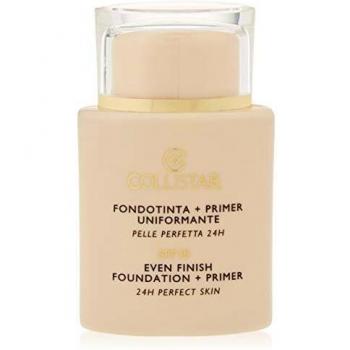 Collistar Even Finish Foundation + Primer 24h Perfekte Haut Make-up und Primer LSF 15 Farbton 4 Cookie 35 ml