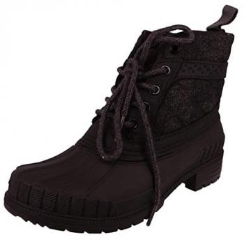 Kamik Sienna Mid 2 Women's Black Waterproof Boots Size 8 M