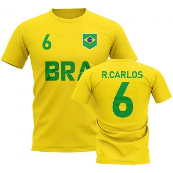 Roberto Carlos – T-shirt Jaune “Héro de Pays” – Petit
