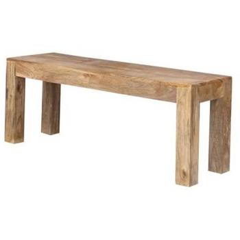 Mini Mango Dakota Bench – 118 × 45 cm, Light Finish