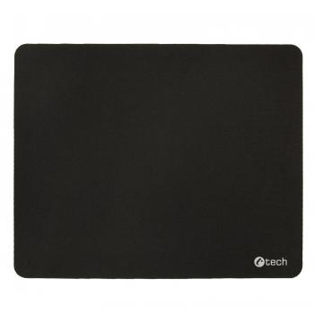 C-TECH MP-03BK, textilní podložka pod myš, rozměry 220x180mm, černá barva