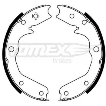 Tomex Brakes TX 22‑43 Garniture de Frein Essieu arrière