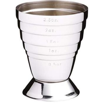 BarCraft Professional Cocktail Jigger with Spirit Measure Markings