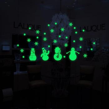 Pegatina Navideña “Nieve Radiante” para Sala