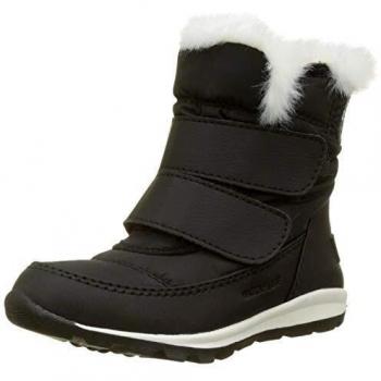 Sorel Botas Niños Whitney Strap, Unisex, Negro (Black, Sea Salt 010)