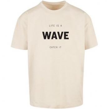 Merchcode Herren Casual Tee “Wave Lifestyle” – Rundhals, Kurzarm, 100 % Baumwolle