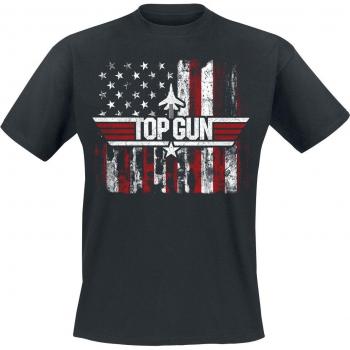 Maverick Uomo Top Gun t-shirt nero S‑5XL