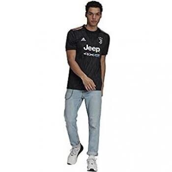 Adidas 2021/2022 Juventus Away Men's Jersey Black XXL