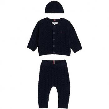 Tommy Hilfiger cardigan, bonnet et pantalon bébé 3 pièces