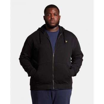 Felpa con zip Lyle & Scott taglie forti