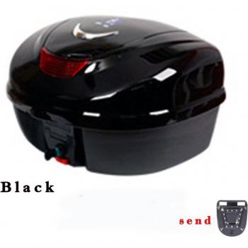 Estuche de Maletero Moto con LED Incorporado, Resistente al Agua y Fabricado en Plástico PP para Casco