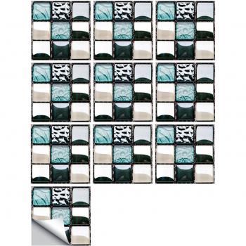 Azulejos de Vidrio Autoadhesivos para Bricolaje