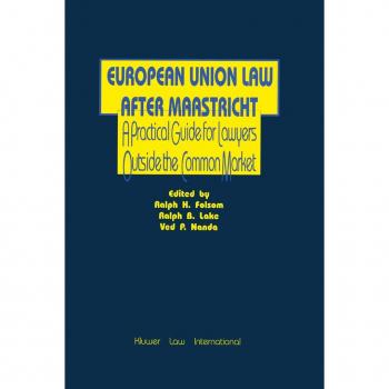 Vitalsource Technologies, Inc. European Union Law After Maastricht