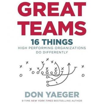 Don Yaeger Great Teams: 16 Things High Performing Organizations Do Differently