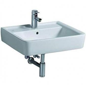 Keramag Renova Nr.1 Plan Waschbecken 600×480 mm – Durchfluss & Überlauf