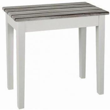 Table d'Appoint Haku Möbel 51142 Blanc Maritime