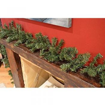 4‑Piece Christmas Pine Cosmos Garland – 180 Tips, Faux Tree Branches