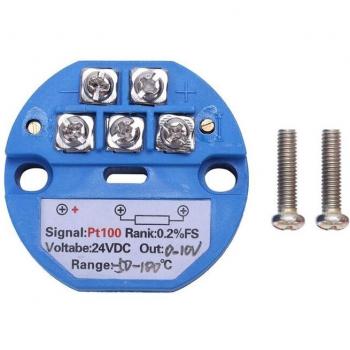 Transmetteur RTD PT100 24V -50 à 100°C sortie 0-10V