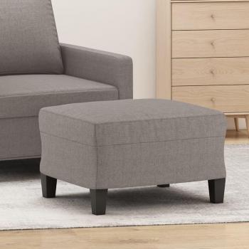 Repose-pied Tissu Taupe 60x50x41 cm