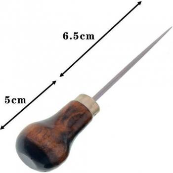 Wooden Handle Tapered Awl for Shoes