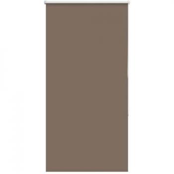 Blackout Roller Blind 70x130 cm Coffee Polyester