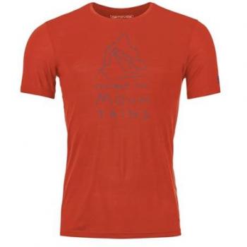 Ortovox 150 Cool Merino Protector T-Shirt für Herren cengia rossa