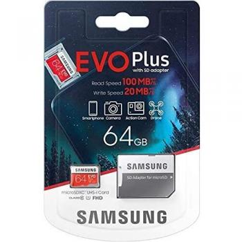 Samsung Evo Plus MicroSDXC Speicherkarte MB-MC64GA/EU