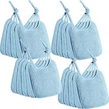 Erwin Müller Kinder-Lätzchen 20er-Pack zum Binden hellblau