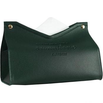 Creative PU Leather Tissue Box for Car and Office
