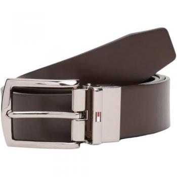 Reversible Cintura Tommy Hilfiger Denton 3,5 cm Marrone (Testa di Moro)
