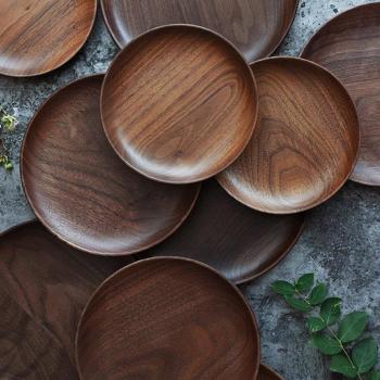 Natural Black Walnut Dinner Plate