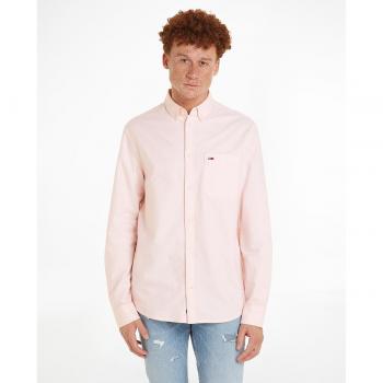 Tommy Jeans Hemd Oxford DM0DM18335 Rosa Regular Fit