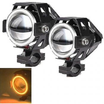 Phare Spot LED Jaune Moto