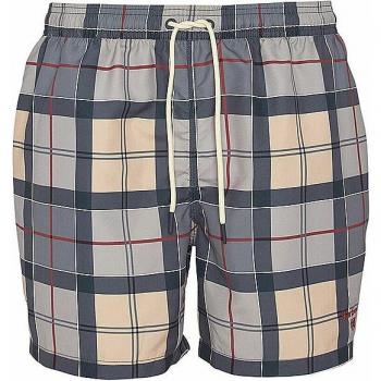 Barbour Herren Badeshorts Tartan Grau