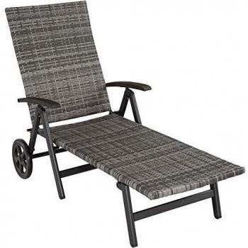 Sdraiato Auckland: Lettino Prendisole con Telaio In Alluminio, Pieghevole