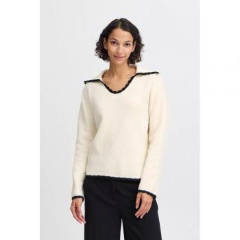 Beige Strickpullover BYNINNA für Damen
