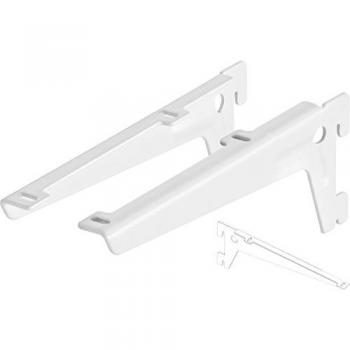 Staffe Angolari Bianche 380 mm per Scaffali