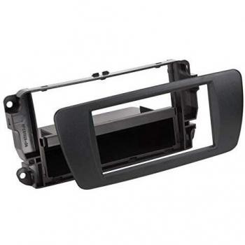 Adaptateur de façade 2-DIN Nit Noir pour Seat Ibiza (2008-2017)