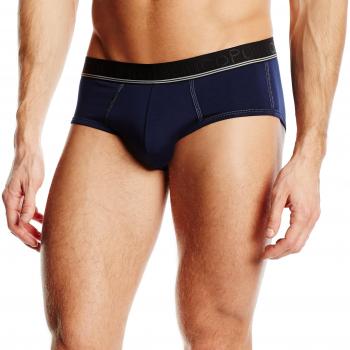 Slip de Hombre Punto Blanco Azul