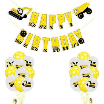 Engineering Vehicles Birthday Hat