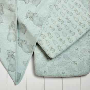 The Little Green Sheep Wild biancheria da lettino cotone organico