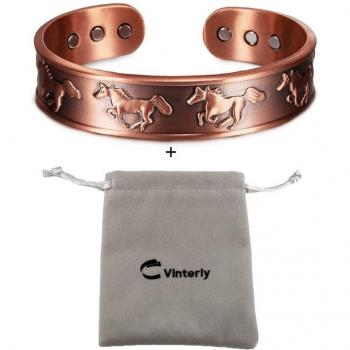 EquiMag Copper Wrist Wrap – 15.5mm Therapeutic Magnetic Bracelet for Men