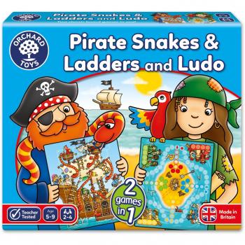 Orchard Toys 040 Pirate Snakes and Ladders & Ludo