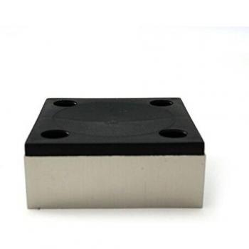 Kitchen Cabinet Brushed Chrome Foot – 25 mm